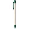 Penne a sfera in cartone di latte e ABS riciclato Heike - Refill blu personalizzate o neutre