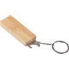 Portachiavi apribottiglie in bamboo e ferro Klaus personalizzate o neutre
