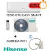 Hisense Climatizzatore EASY SMART 12000 Btu + SCHEDA WIFI W4GX NEW EASY Hisense Inverter R-32 Wi-Fi Optional