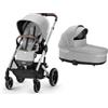 cybex GOLD Passeggino Balios S Lux Silver Lava Grey con navicella S Lux Lava Grey