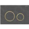 Geberit Placca Geberit Sigma50 Round Ardesia Mustang / Ottone Doppio Tasto | 115.652.JM.1 Ardesia Mustang