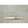 Geberit Placca Geberit Sigma50 Square Effetto Cemento / Ottone Doppio Tasto | 115.672.JV.2 Ottone