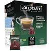 Lollo Caffè Passionespresso, Miscela Classica - 100 Capsule - Compatibili con le Macchine ad uso domestico Nespresso*