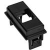 Adattatore Keystone compatibile con serie BTICINO LIVING NOW nero
