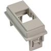 Adattatore Keystone compatibile con serie BTICINO LIVING NOW sabbia