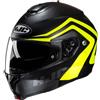 Hjc Casco Moto Modulare Hjc C91N NEPOS MC3HSF Nero Opaco Giallo