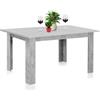 Shally Dogan Tavolo Allungabile Cucina Sala Pranzo da 90 a 120 x60x78 cm Cemento Estensibile
