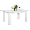 Shally Dogan Tavolo Allungabile Cucina Sala Pranzo da 110 a 150x70x78 cm Bianco Estensibile