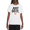 NIKE DZ2989-100 M NSW TEE FRAN JDI VERBIAGE T-Shirt Uomo WHITE L