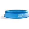 Intex 28108NP - Piscina Fuori Terra Easy Set Rotonda, Pompa Filtro 1250 L/h, 1942 L, PVC, Azzurro, 244x61 cm