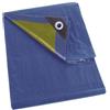 Perel Telo resistente, 36 occhielli, angoli rinforzati, rettangolare, blu/verde, 110 g/m², 8 x 10 m