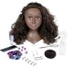 Smoby - My Beauty - Testa Afro Styling - Giocattolo per bambini - 23 accessori - Trucco termosensibile - Ventose - Dai 3 anni