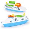 Toyland® 41 cm (16) Nave da crociera colorata con porte mobili - Giocattolo galleggiante per bambini - Giocattoli per piscina e bagno - 3 anni+