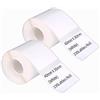DINGYI 2 Rotoli Di Etichette Termiche Compatibili Con Phomemo M110/120, Bianche Adesive Impermeabili, 40 x 30 mm, 230 Etichette/Rotolo, Carta Termica Per Stampante Codici a Barre