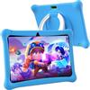 SGIN Tablet Per Bambini 10.1 Pollici, Android 13 Kids Tablet, 4(2+2)GB RAM 64GB ROM, Quad-Core, 1280*800 IPS HD, Preinstallata Kidoz, Controllo Parentale, BT5.2, Tablet PC con Blu Custodia Protettiva