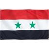 Runesol Bandiera Siria, 91x152cm, 3ft x 5ft, 4 Occhielli, Bandera Siriana, Bandiera Repubblica Araba Siriana, العلم السوري, Giorno dell'Evacuazione, Interno, Esterno,