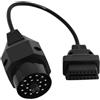 RUNQIN OUTDOOR Cavo Adattatore Connettore OBD Maschio da 20 Pin Rotondo a Femmina OBD2 da 16 Pin, Connettore per Scanner Diagnostico 20 Pin OBDii Auto BMW E36 E38 E39 E46 E53 X5 Z3