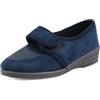JOMIX Pantofole Donna Invernali con Strappo per Anziani ITD1992-3 (Blu,39)