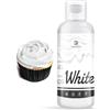 DecorRom Coloranti Alimentari - Colorante Alimentare Liquido per Cuocere, Torte Decorare, Macaron, Biscotti- Coloranti Alimentari Concentrati Insapore per Glassa, Fondente, Slime e Aerografo (Bianco, 100ml)