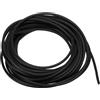 PATIKIL Gomma Corda Tubo 16ft Silicone Vuoto Tubo 2mm OD 1mm ID per Fai da Te Artigianato Perline Collane Bracciale Nero