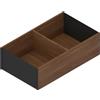 Blum AMBIA-LINE - Cornice per cassetti da cucina, larghezza 218 mm, lunghezza 371, altezza 110 mm, design in legno, noci Tennessee, 1 pezzo, organizer da cucina