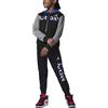 Nike Jordan Tuta da Bambini Lil' Champ Full-Zip Nera Taglia 5-6 A Codice 85C641-023