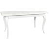 Vicentini arreda TAVOLO PROVENZALE ALLUNGABILE IN LEGNO LEGNO PROVENZALE BIANCO CON BASAMENTO DRITTO (100x70 (180))