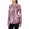 Pinko CERERE Camicia Jersey Stampa Coral Scanner Donna, UY6_Rosa/Nero/Beige, XXL