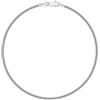 PLANETYS - Cavigliera Argento Sterling 925 Rodiato Modello Catenina Serpente Larghezza: 2 mm Lunghezza: 24 cm