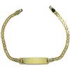 Never Say Never Bellissimo bracciale in oro giallo 18 kt per bambino con motivo orso. Lunghezza: 13,00 cm. 1,80 g di oro 18 carati, 100% oro 18k