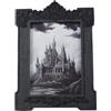 SIKOO Cornice gotica 13 x 17 cm vintage ornate nere barocche decorazione da parete per Halloween galleria fotografica, nero
