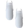 Lemos Home Grembiule decorativo per bottiglie, 2 pezzi, in 100% cotone, collezione concetto, colore e dimensioni a scelta (set da 2 pezzi, 22 x 14 cm, bianco)
