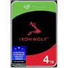 Seagate IronWolf, 4 TB, Unità Disco Interna, SATA da 6 Gbit/s, CMR 3,5, 5.900 giri/min, con Cache da 64 MB, per Sistemi NAS RAID, Servizi Rescue, ST4000VNZ06