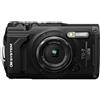 OM SYSTEM Tough TG-7 nero, 12MP, impermeabile, resistente agli urti, modalità di ripresa subacquea e macro, video 4K, zoom 4x-grandangolare (erede di Olympus TG-6)