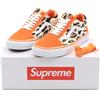 VANS VN0A5FCBORA Supreme Vans Leopard Old Skool arancione bianco (uomo)