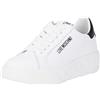 Love Moschino, Sneakers Donna, Nero-Bianco, 37 EU