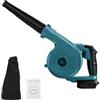JinsenTGG Soffiatore per Foglie senza fil, Soffiatore per Foglie compatibile con Makita Batteria 18V, Soffiatore per Foglie, per Rimuovere Foglie, Fango, Neve, Polvere Auto (Batterie non incluse)