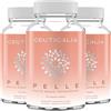 ceuticalia Integratore Alimentare per la Pelle - Punti Neri, Acne, Pelle Grassa o Secca, Brufoli, Imperfezioni - Uomini, Donne - Zinco, Vitamina A, Ortica, Bardana, Equiseto - 180 Capsule, 90 Giorni