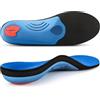 PCSsole Solette Comfort per Arco Plantare, Solette Scarpe Plantari Ortopedici per Piede Piatto，Fascite Plantare,Dolore al Tallone, Piede Cavo Blue, EU48-49(31cm)