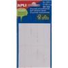 APLI 2673 Mini-Bag Etichette Rettangolari, Bianco, 6 Fogli X 2673