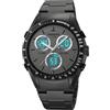 TONSHEN Unisex Digitale Sportivo Analogico Quarzo LED Tre Tempo Uomo e Donna Orologi da Polso Impermeabile Allarme Cronometro Data Outdoor Militare Tattico Plastica Orologio (Nero)