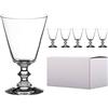 DIAMANTE Bicchieri da vino rosso in cristallo Elizabeth, stile vintage, senza piombo, set da 6 (1)