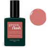 Manucurist smalto semipermanente rosa palissandro Green Flash Bois de Rose - Smalto per unghie gel - Smalto 12-free, bio-based (84%) - Made in France - 15 ml