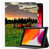 YENDOSTEEN Per iPad Air (3rd Gen) 10.5 2019 / iPad Pro 10.5 2017 Caso Custodia, Cavalli Golf Food Sunset Case Slim Shell Cover per iPad Pro 10.5 pollici