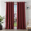 Joydeco Tende Oscuranti per Interni 2 Pezzi L 140 x A 245, Tende Termiche Isolanti con Occhielli per Soggiorno e Camera da Letto Moderne Blackout Curtains, Rosso Borgogna