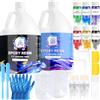 Ghguole Resina Epossidica,7.6 L/2 Gallone Resina Epossidica Trasparente Principianti,1:1 Rapporto Colla ResinaEpoxy con Indurente,DIY Creazione Gioielli fare,Legno,Decorazioni,Creazioni,Artigianato