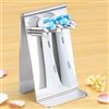WAYASI Porta Testine Spazzolino Elettrico, Porta Spazzolini Elettrici, Portaspazzolini Bagno, Anti Ruggine Portaspazzolino, Porta Testine Elettrici da Muro, Porta Spazzolino (Argento, Piccola)