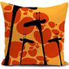 HUASHUZI federe cuscini divano 40 x 40 cm africano giraffa regalo donna gadget arancione copricuscini divano cuscino decorativi soggiorno camera da letto accessori