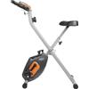 Bodyline Cyclette Bici da camera X-Bike Star pieghevole salvaspazio - regolatore di sforzo fino a 8 livelli - computer digitale multifunzionale - fitness a casa - Certificato Ce e EN957