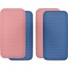Colexy 2 Pezzi Yoga Fitness Ginocchiera Yoga, Tappetino Yoga Ginocchiere Leggere, Tappetino Yoga Antiscivolo TPE Yoga Mat per proteggere ginocchia, polsini e gomiti, 34 * 17 * 1 CM (Rosa & Blu scuro)